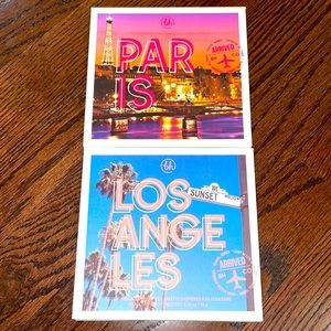 BH Cosmetics Los Angeles & Paris palettes